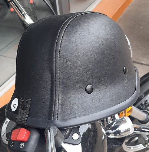 Custom German Style Chopper Motorcycle Helmet 5
