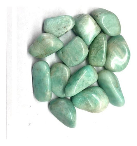 Piedras Gemas Amazonita N2 Pulida Mediana 3cm Aprox 0