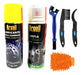 Kit Limpia Cadena Desengrasante Lubricante Moto/cuatri/bici 0