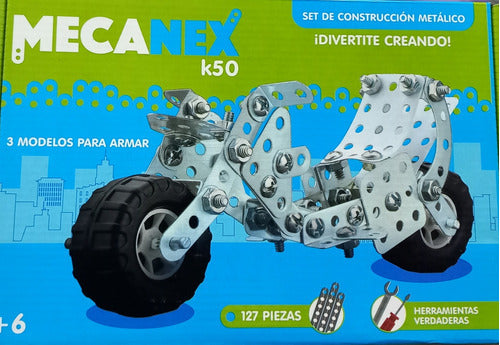 Set De Construcción Metálico Mecanex K50 127 Piezas 0