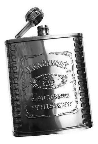 Florida-Home Stainless Steel Flask 7 oz with Screw Cap 0