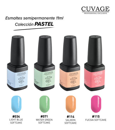 Cuvage Semi-Permanent Nail Polish Kit X 4 Colors 1