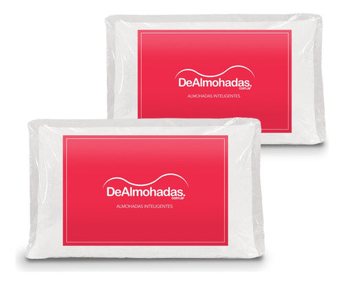 2 Smart Viscoelastic Pillows 57x37x10 DeAlmohadas 0