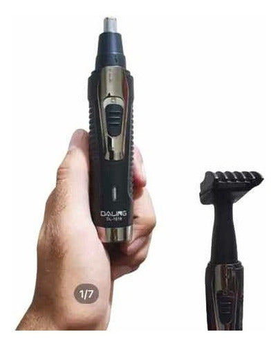 Pro Gemei Rechargeable 2-in-1 Beard and Nose Hair Trimmer 3