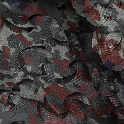 Grvcn Media Sombra Red De Camuflaje 1.5 X 2 Metros - Flecktarn 1