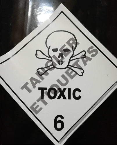 3M Toxic Label Class 6.1 - PVC - Reflective 0