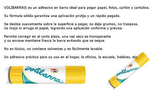 Voligoma Adhesive Stick La Barra De Voligoma 10 G X 12 Units 1