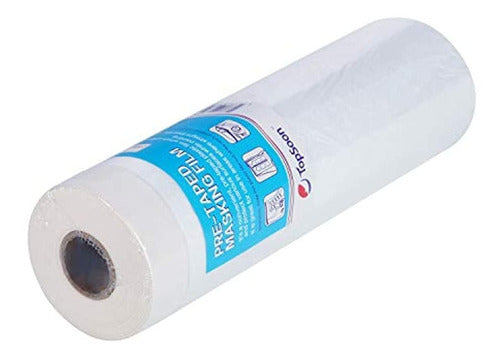 Topsoon Pretaped Masking Film Painters Drop Cloth Pared Prot 1