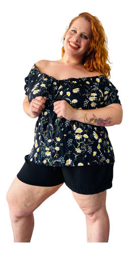 Floral Paisana Blouse Pili Plus Size Summer Specials 13