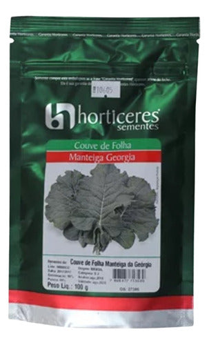 Sementes Couve De Folha Manteiga Da Georgia 100g Horticeres 0