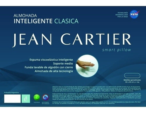 Jean Cartier Intelligent Viscoelastic Pillow Combo X2 1