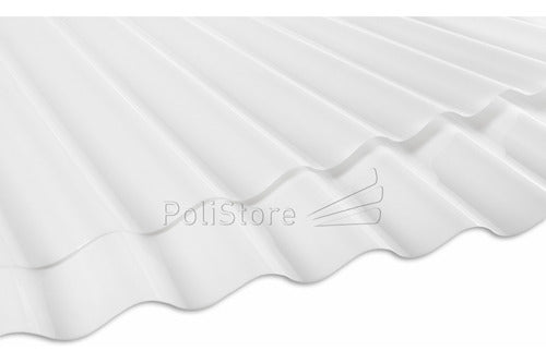 Corrugated UV Filtered Polycarbonate Sheet 1.0mm X 2.50mts - POLISTORE 5