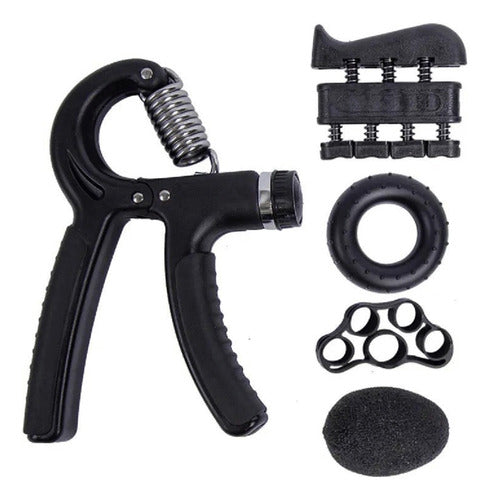 Kit Hand Grip 5 A 60kg Força Treinamento De Pulso Mão - 5pç 0