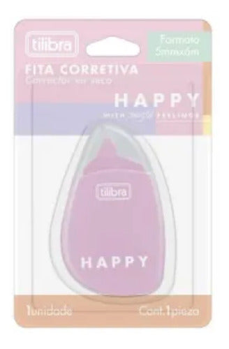 Corretivo Em Fita Happy Cores 5mmx6m - Tilibra 5