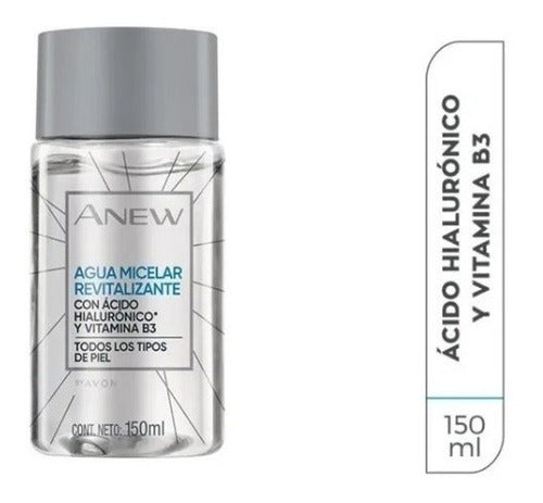 Agua Micelar Revitalizante Ácido Hialuronico Y Vita B3 Avon 0