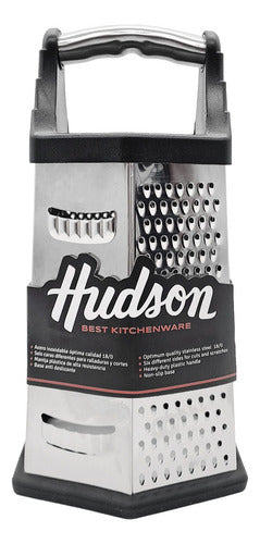 Rallador 6 Caras Hudson Base Antideslizante Acero Inoxidable 0