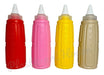 Set of 24 Assorted or Choice Aderezos Dressing Bottles Gastronomic Tap Colors 10
