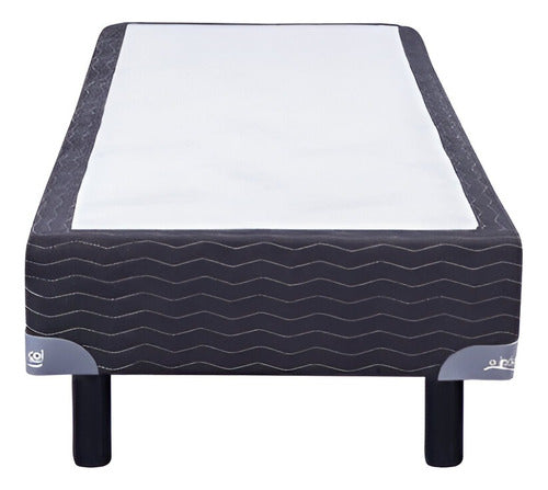 Inducol Black Bed Base 1 Plaza 80x190 0