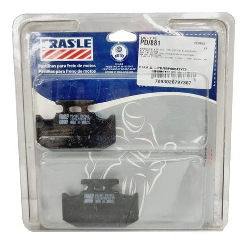 Frasle Pastilla De Freno Yamaha Xtz250 Kawasaki Kdx250 Pd881 0