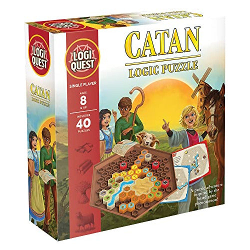 Mixlore Logic Puzzle Catan Juego Mesa Rompecabezas 1 Jugador 0