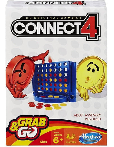 Connect 4 Hasbro Gaming Travel Game Set 0