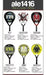 Marcraft Paddle Paletas Nucleo Eva Foam Carbono Padel 3