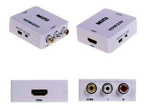 AET+ HDMI to RCA AV Converter with Audio Supports 1080P Premium 3