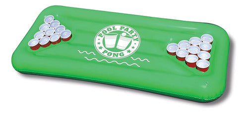 Big Mouth Toys Pool Party Pong Float, Verde 0