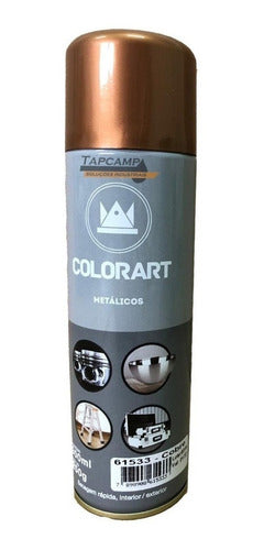 04 Tinta Spray Metálica Cobre Artesanato Decoração Metal 1