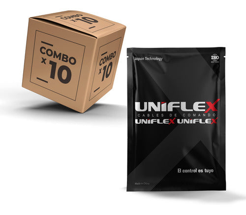 UNIFLEX IMP. Combo Pack X 10 Cables Embrague Para Suzuki Ax 100 - C 1