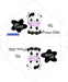 Diseño Vaca Kit Impresos Personalizados P/10 Niños 4