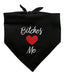 Graficos Y Mas Perras Love Me Funny Dog Pet Bandana Black 0