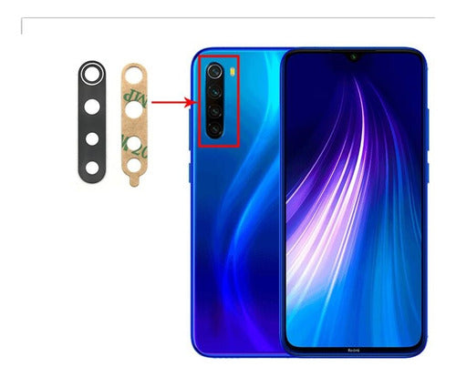 Replacement Glass Lens for Xiaomi Redmi Note 8 0
