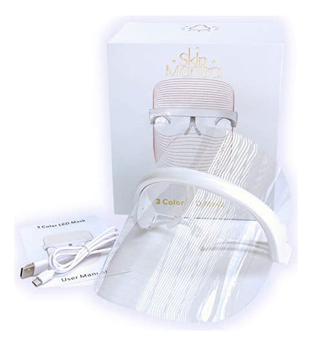 Máscara De Terapia De Luz Led Skin Mantra - Máscara Facial D 0