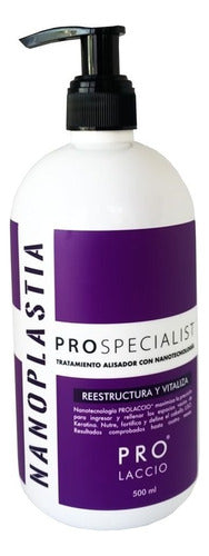 Nanoplastia 500ml Prolaccio® Cosmetics Alisado 0