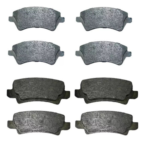 Set of Brake Pads for 4 Wheels Toyota Corolla 03/08 Petrol 0