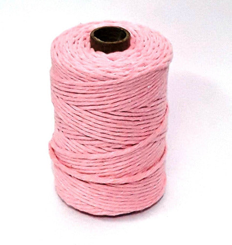 TDTEX Macramé Cotton Thread Color 40 Strands X 130 Mts. Cord 3mm 5