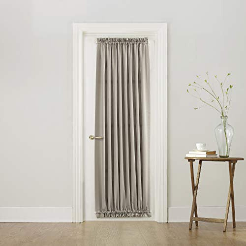 Sun Zero Energy Efficient Door Panel Curtain with Tie Back 1