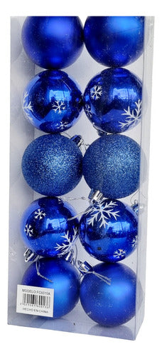 Quemoda Premium Christmas Ornament Balls 6cm x 10 Pieces 1