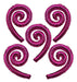 Set Pack Globos Espiral Fucsia X 5u 0