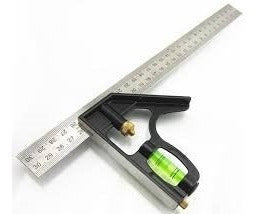 Marros Adjustable Combination Square with Level 30 cm Zone Obelisco 2