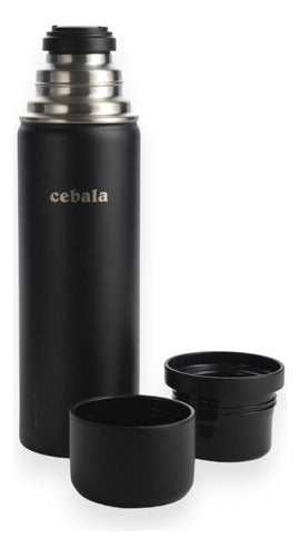 Cebala Stainless Steel Thermos, Mate, and Straw Set 1