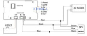 DC 12V 24V 4 Digital Blue LED Counter 3