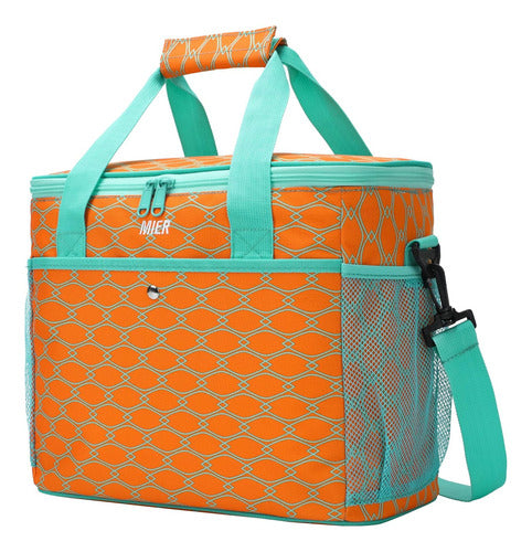 Gran Bolsa De Picnic Con Refrigerador Suave Para Comestibles 0