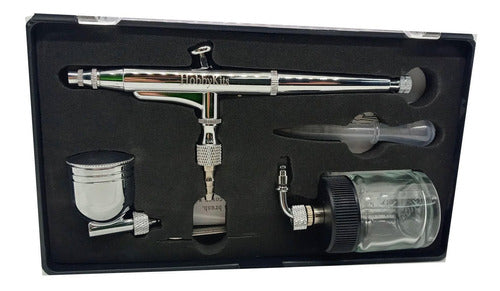 Hobbykits Double Action Quick Coupling Airbrush with 1.8m Hose 1