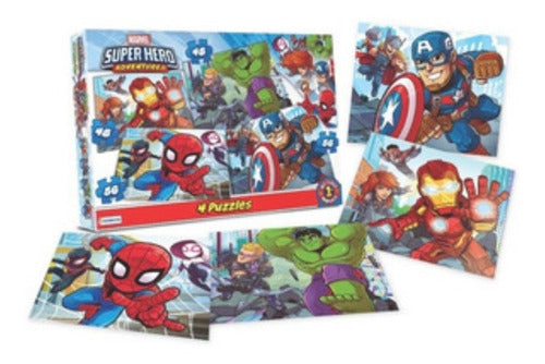 Tapimovil Puzzle Super Hero Avengers X 4 Rompecabezas 0