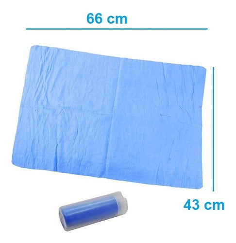 Large Absorbent Chamois Cleaning Cloth 66x43 Synthetic Suede 7