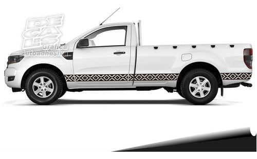 Decal Ford Ranger Guarda Pampa Single Cab 2013/19 Set 0