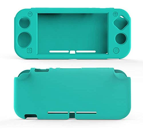 Echzove Turquoise Silicone Case for Nintendo Switch Lite 0