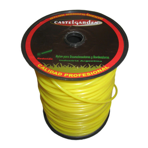 Castel Garden Rollo Tanza Redonda Desmalezadora 2.7 Mm 1 Kg 0